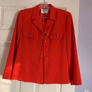 2 piece suit set with skirt